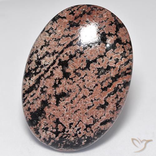 Obsidienne Multicolore naturelle Coupe ovale, 37.85 ct, Opaque