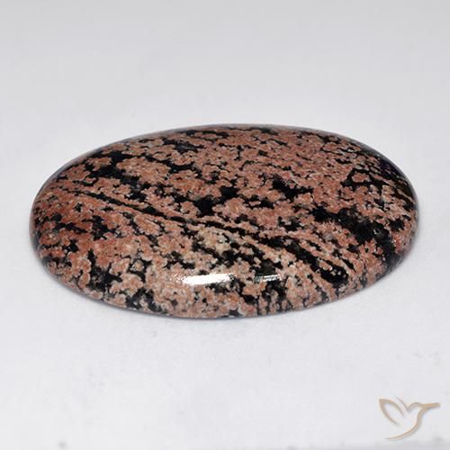 Obsidienne Multicolore naturelle Coupe ovale, 37.85 ct, Opaque