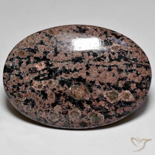 Obsidienne Multicolore naturelle ovale, 28.40 ct, Opaque