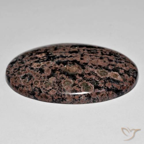 Obsidienne Multicolore naturelle ovale, 28.40 ct, Opaque