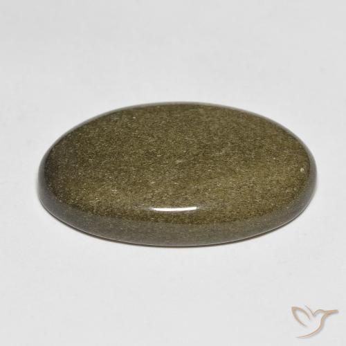 Obsidienne Multicolore naturelle ovale, 14.40 ct, Opaque
