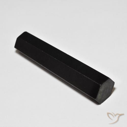 Obsidienne Noir avec reflets dorés naturelle Fantaisie, 36.64 ct, Opaque