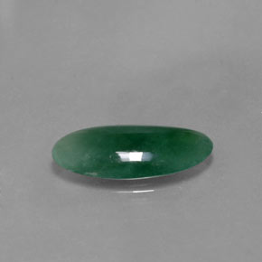 Jade d'omphacite vert naturelle forme fantaisie, 3,52 ct, translucide