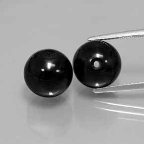 Achetez naturel ct noir onyx gems, sphère / boule, en provenance inde chez gemselect. en stock, livraison internationale!