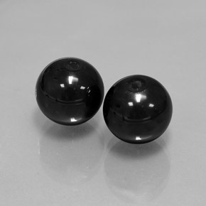 Achetez naturel ct Noire Onyx gems, Sphère / Boule, En provenance Inde chez GemSelect. En stock, livraison internationale!