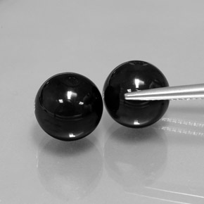 Achetez naturel ct Noire Onyx gems, Sphère / Boule, En provenance Inde chez GemSelect. En stock, livraison internationale!