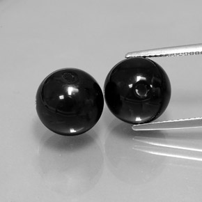 Achetez naturel ct Noire Onyx gems, Sphère / Boule, En provenance Inde chez GemSelect. En stock, livraison internationale!