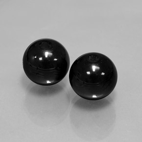 Achetez naturel ct Noire Onyx gems, Sphère / Boule, En provenance Inde chez GemSelect. En stock, livraison internationale!