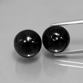 Achetez naturel ct Noire Onyx gems, Sphère / Boule, En provenance Inde chez GemSelect. En stock, livraison internationale!
