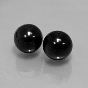 Achetez naturel ct Noire Onyx gems, Sphère / Boule, En provenance Inde chez GemSelect. En stock, livraison internationale!