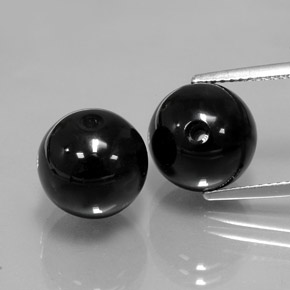 Achetez naturel ct Noire Onyx gems, Sphère / Boule, En provenance Inde chez GemSelect. En stock, livraison internationale!