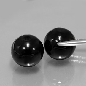Achetez naturel ct Noire Onyx gems, Sphère / Boule, En provenance Inde chez GemSelect. En stock, livraison internationale!
