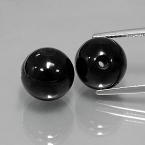 Achetez naturel ct Noire Onyx gems, Sphère / Boule, En provenance Inde chez GemSelect. En stock, livraison internationale!