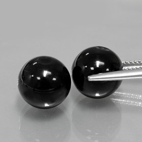 Achetez naturel ct Noire Onyx gems, Sphère / Boule, En provenance Inde chez GemSelect. En stock, livraison internationale!