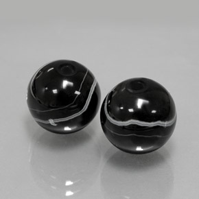 Achetez naturel ct noir onyx gems, sphère / boule, en provenance inde chez gemselect. en stock, livraison internationale!