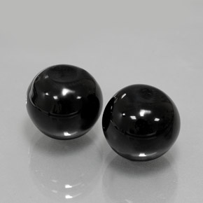 Achetez naturel ct Noire Onyx gems, Sphère / Boule, En provenance Inde chez GemSelect. En stock, livraison internationale!