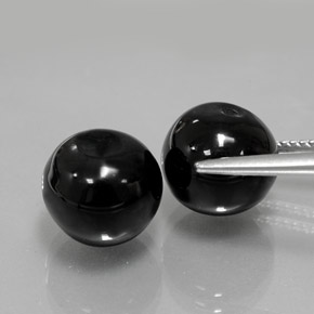 Achetez naturel ct Noire Onyx gems, Sphère / Boule, En provenance Inde chez GemSelect. En stock, livraison internationale!