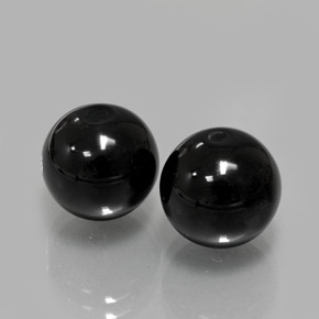 Achetez naturel ct Noire Onyx gems, Sphère / Boule, En provenance Inde chez GemSelect. En stock, livraison internationale!
