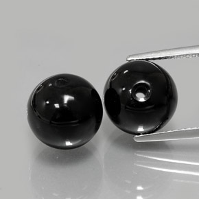 Achetez naturel ct Noire Onyx gems, Sphère / Boule, En provenance Inde chez GemSelect. En stock, livraison internationale!