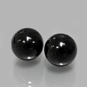 Achetez naturel ct Noire Onyx gems, Sphère / Boule, En provenance Inde chez GemSelect. En stock, livraison internationale!