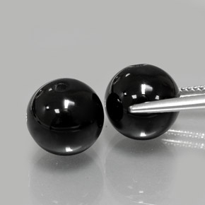 Achetez naturel ct Noire Onyx gems, Sphère / Boule, En provenance Inde chez GemSelect. En stock, livraison internationale!