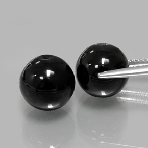 Achetez naturel ct Noire Onyx gems, Sphère / Boule, En provenance Inde chez GemSelect. En stock, livraison internationale!