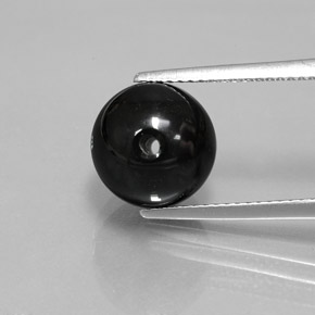 Onyx Noire naturelle Sphère / Boule, 6.88 ct, Opaque