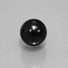 Onyx Noire naturelle Sphère / Boule, 6.88 ct, Opaque