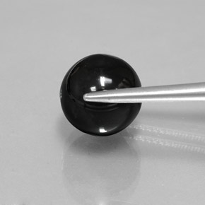 Onyx Noire naturelle Sphère / Boule, 6.88 ct, Opaque