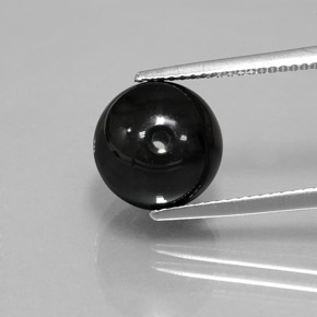 Onyx Noire naturelle Sphère / Boule, 7.43 ct, Opaque
