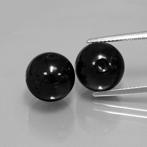 Achetez naturel ct Noire Onyx gems, Sphère / Boule, En provenance Inde chez GemSelect. En stock, livraison internationale!