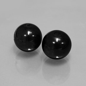 Achetez naturel ct Noire Onyx gems, Sphère / Boule, En provenance Inde chez GemSelect. En stock, livraison internationale!