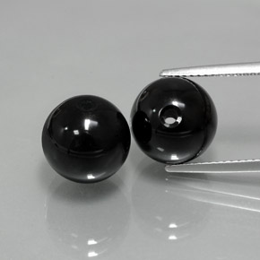 Achetez naturel ct Noire Onyx gems, Sphère / Boule, En provenance Inde chez GemSelect. En stock, livraison internationale!