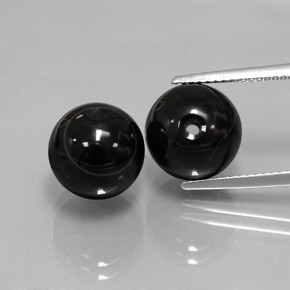 Achetez naturel ct Noire Onyx gems, Sphère / Boule, En provenance Inde chez GemSelect. En stock, livraison internationale!