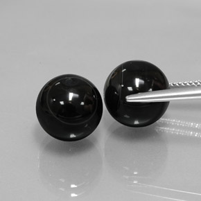 Achetez naturel ct Noire Onyx gems, Sphère / Boule, En provenance Inde chez GemSelect. En stock, livraison internationale!