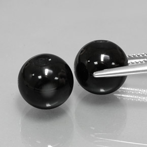 Achetez naturel ct noir onyx gems, sphère / boule, en provenance inde chez gemselect. en stock, livraison internationale!