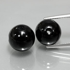 Achetez naturel ct Noire Onyx gems, Sphère / Boule, En provenance Inde chez GemSelect. En stock, livraison internationale!