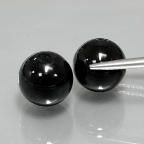 Achetez naturel ct Noire Onyx gems, Sphère / Boule, En provenance Inde chez GemSelect. En stock, livraison internationale!
