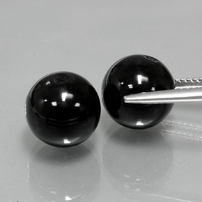 Achetez naturel ct noir onyx gems, sphère / boule, en provenance inde chez gemselect. en stock, livraison internationale!