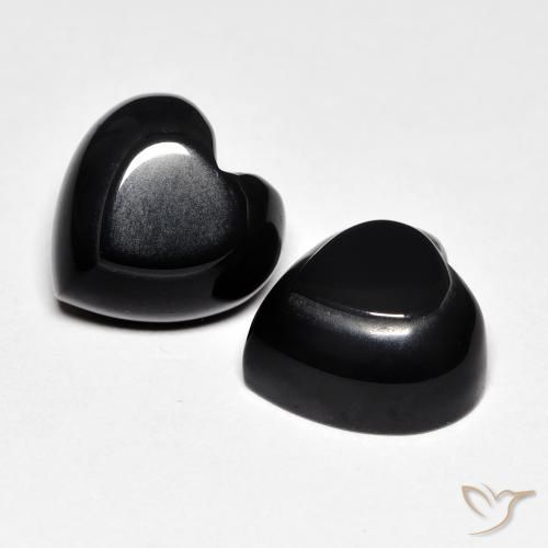 Shop natural 8.66ct Noire Onyx gems, Cœur, from Sri Lanka at GemSelect. In stock, global shipping!