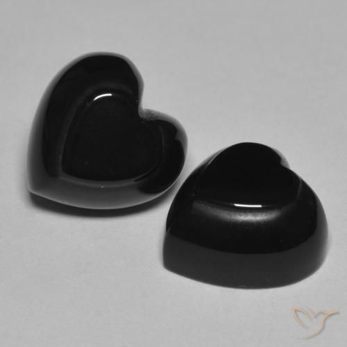 Shop natural 8.59ct Noire Onyx gems, Cœur, from Sri Lanka at GemSelect. In stock, global shipping!