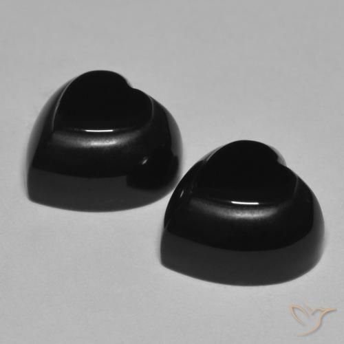 Shop natural 8.59ct Noire Onyx gems, Cœur, from Sri Lanka at GemSelect. In stock, global shipping!
