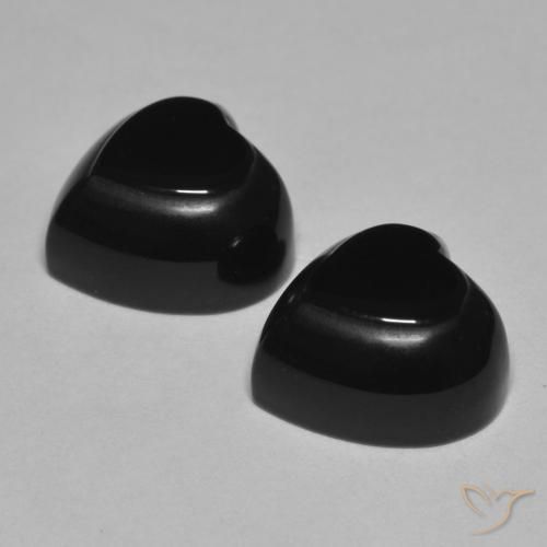 Shop natural 8.54ct Noire Onyx gems, Cœur, from Sri Lanka at GemSelect. In stock, global shipping!