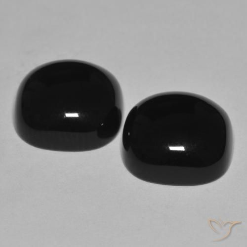 Shop natural 9.56ct Noire Onyx gems, Coussin, from Sri Lanka at GemSelect. In stock, global shipping!