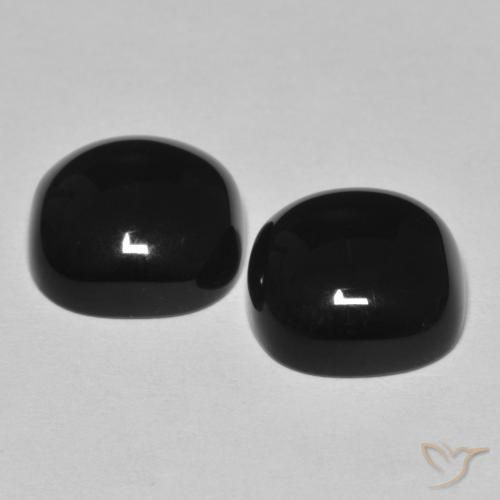 Shop natural 9.65ct Noire Onyx gems, Coussin, from Sri Lanka at GemSelect. In stock, global shipping!