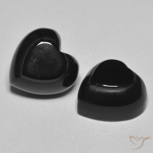 Shop natural 8.64ct Noire Onyx gems, Cœur, from Sri Lanka at GemSelect. In stock, global shipping!