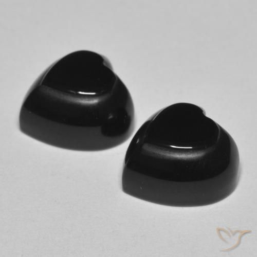 Shop natural 8.46ct Noire Onyx gems, Cœur, from Sri Lanka at GemSelect. In stock, global shipping!