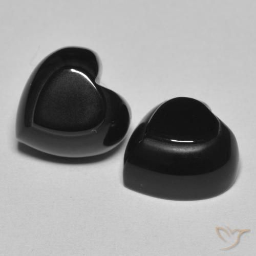 Shop natural 8.63ct Noire Onyx gems, Cœur, from Sri Lanka at GemSelect. In stock, global shipping!