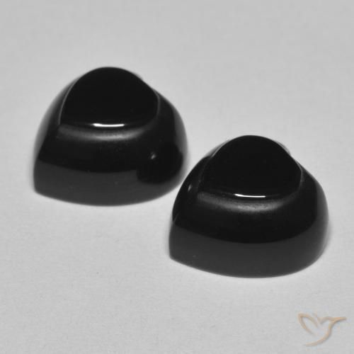 Shop natural 8.63ct Noire Onyx gems, Cœur, from Sri Lanka at GemSelect. In stock, global shipping!