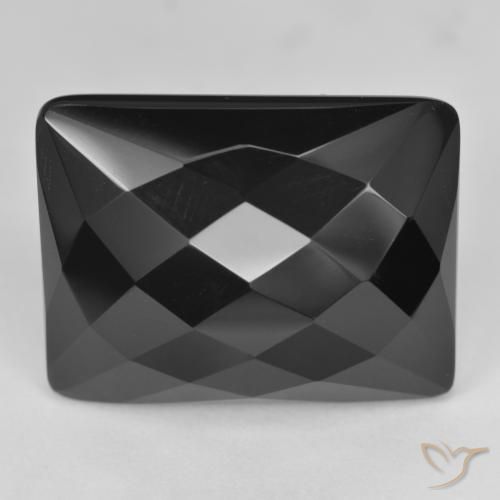 Onyx Noire naturelle Baquette, 26.38 ct, Opaque